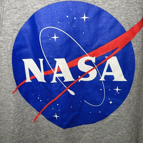 NASA Tank Top Mens Size Medium Gray Aldrin Family Foundation Cotton Poly Blend - Picture 3 of 6